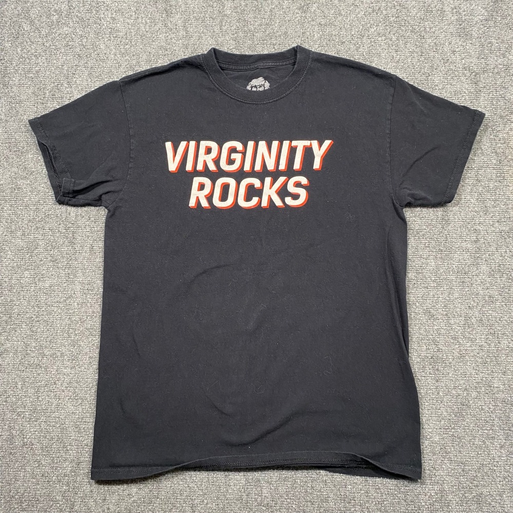 Danny Duncan Virginity Rocks Graphic T Shirt Mens Size Medium Black Cotton